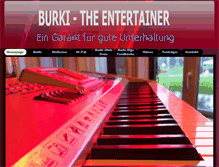 Tablet Screenshot of burkimusic.ch